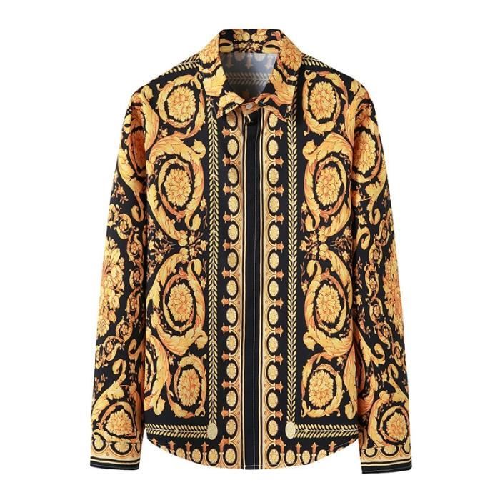 Chemise Chemise royale de luxe manches longues pour homme