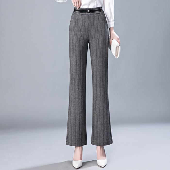Pantalon a discount rayure femme