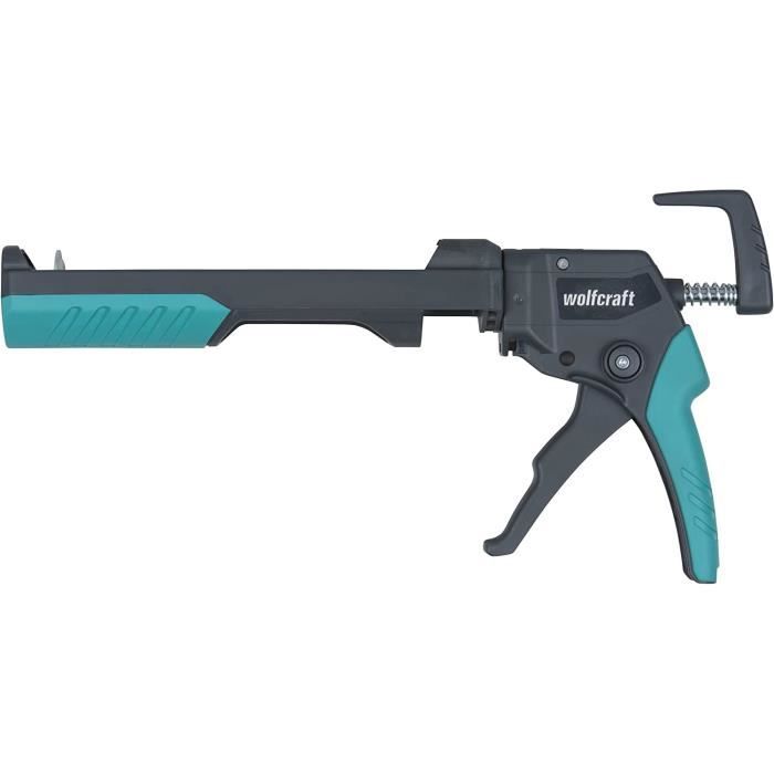 Pistolet à silicone Wolfcraft mg 600 pro Noir