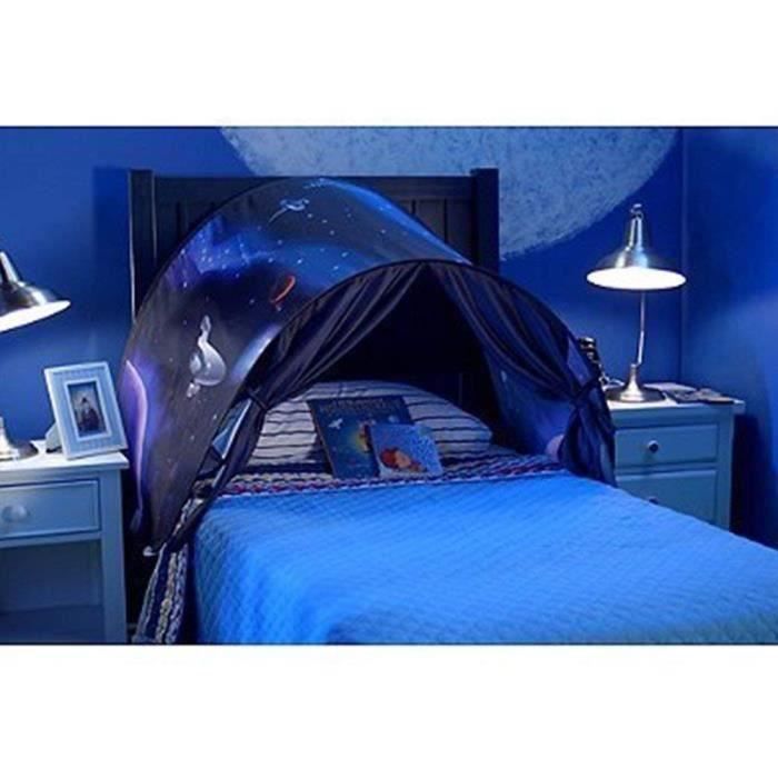 Tente De Lit Fantasy Fun Pliable Pop-Up Pour Enfants - Modèle Forêt Fantastique, Taille Twin, Parfait Pour Garçons Et Filles