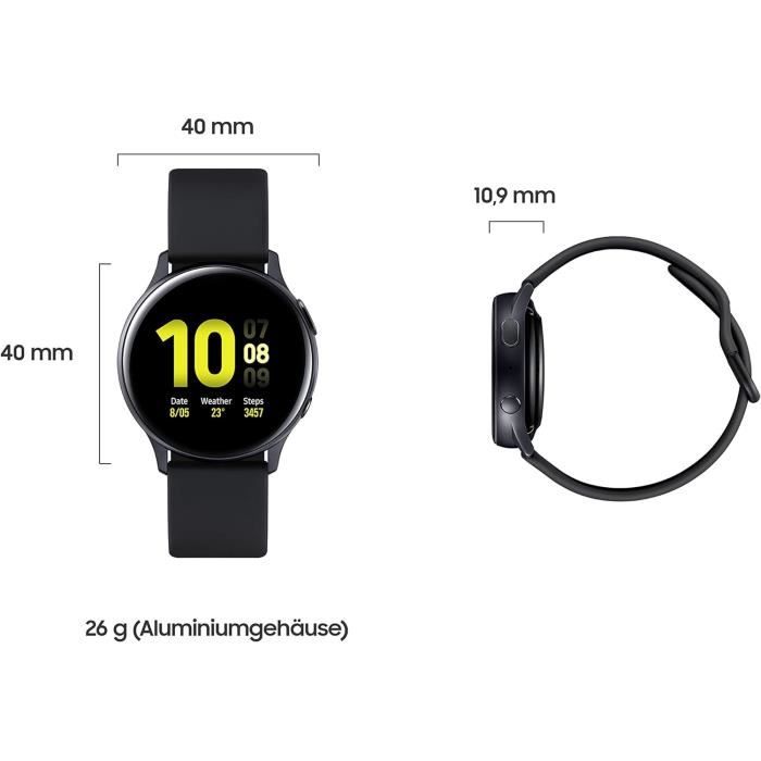 Galaxy Watch Active 2 Bluetooth 40Mm Aluminum Black J4963