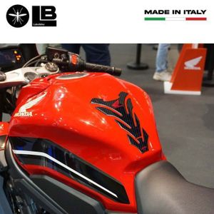Paire D'adhésifs Réservoir Pour Honda CBF 600 Fairing 2009 – Noirs, Référence AD770248, Neufs, Origine Japon