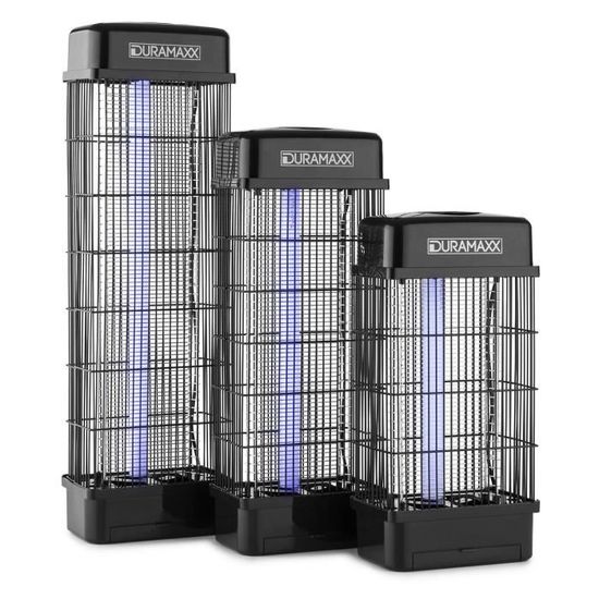 Duramaxx Ex Lantern /• pi/ège /à Insectes /• Chasse-moustiques /• Anti-moustiques /• Grille /électrique /• Lampe UV /• /électrique /• lumi/ère Bleue pour Attirer /• 20W /• IPX4 /• sans P