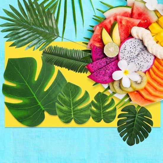 Feuille De Palmier Tropicale, Plante Artificielle, Décorations De Fête