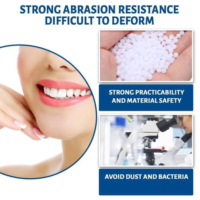 Dentier adhésif en résine plastique, réparation de l'espace entre les — free download