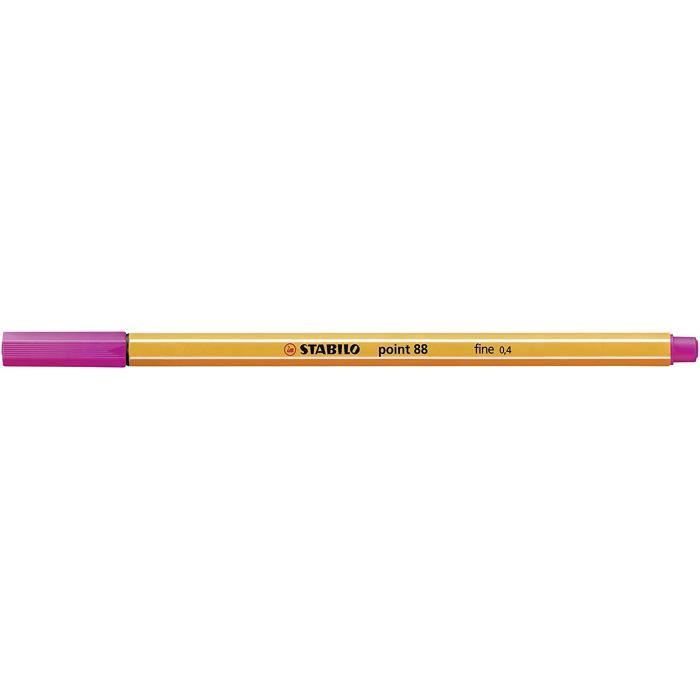 9501 - Boîte de 20 stylo-feutres Stabilo Point 88 - Couleurs assorties