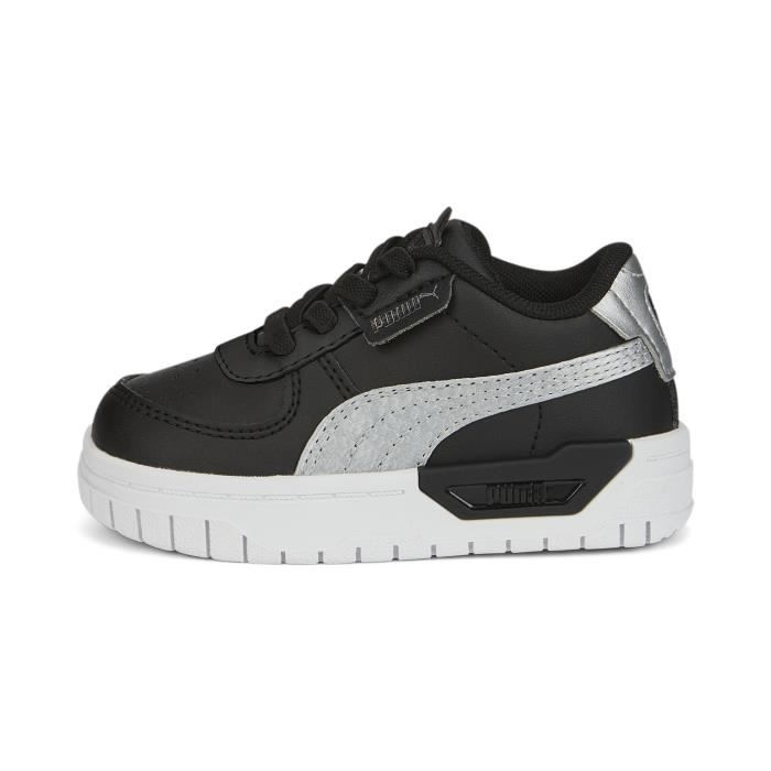 Baskets bebe fille Puma Cali Dream Shiny Pack AC noir argent Noir argent Cdiscount Chaussures
