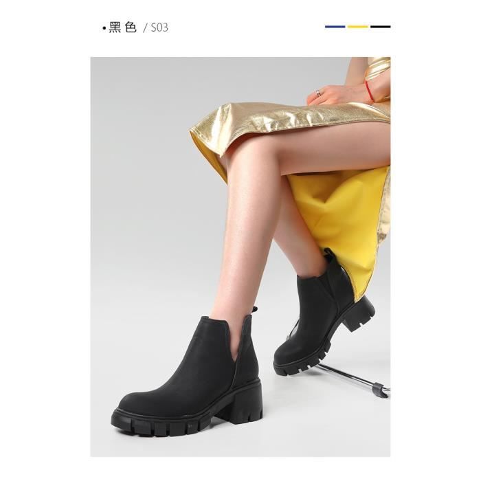 Chelsea boots store femme talon