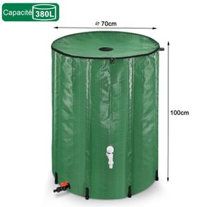 Bidon Pliable Sans BPA Transport Darryy - Réservoir Eau Pliable Camping 8L Avec Robinet - PVC Sans BPA - Transport Facile équipement Randonnée