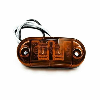 Feux De Position Latéraux LED 24V Pour Camion - 4 LEDs Orange, IP65, Compatible Série V01V0 FH/FM