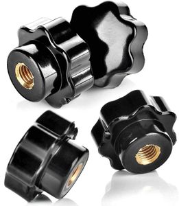 Sourcing Map Bouton De Serrage Moleté M5 X 16mm Filetage Mâle - Lot De 5 Poignées Réglables