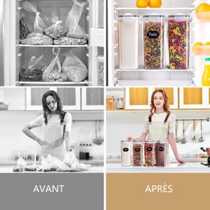 Récipient Thé Vrac À Boîte Hermétique Conteneur De Stockage Métal