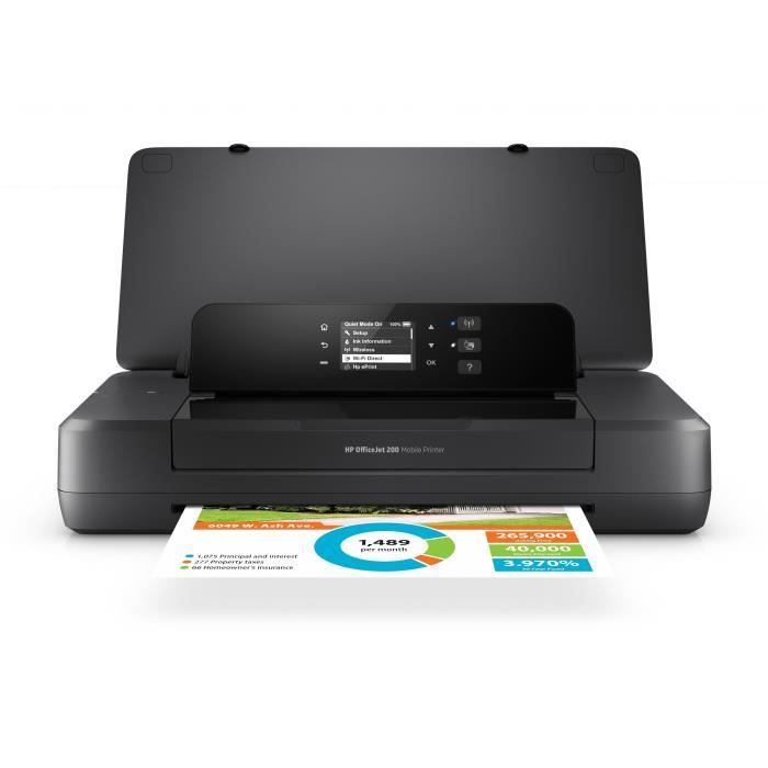 Imprimante portable HP Officejet 200 jet d’encre couleur