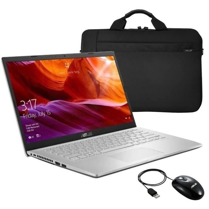 Acheter PC Portable ASUS PC portable Vivobook X409FA-EK493T 14'' FHD - Pentium 5405U - RAM 8Go - Stockage 256Go SSD - Windows 10 + souris + sacoche pas cher Achat PC Portable ASUS PC portable Vivobook X409FA-EK493T 14'' FHD - Pentium 5405U - RAM 8Go - Stockage 256Go SSD - Windows 10 + souris + sacoche pas cher