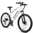 Vélo électrique ALORS MY275 - Blanc - VAE - Tout suspendu - Hydrauliques - Mixte-0