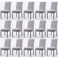 Couverture de chaise - Spandex Polyester - 15 pièces - Douce et élastique-0