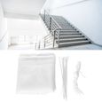 3 mètres de filet de sécurité escaliers animaux compagnie garde-corps maille prévention accidents (blanc)-0