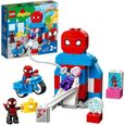 LEGO® 10940 DUPLO® Marvel Le QG de Spider-Man – Jouet Enfant 2 ans et plus avec Figurines de Super Héros-0