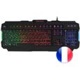 Mars gaming MRK0, Clavier Antighosting, RGB Rainbow, Layout Français-0
