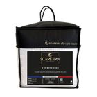 DKDO Couette tempérée soie - 260 x 240 cm - 300g/m² - Made in France - Blanc