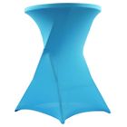 MOB EVENT PRO Housse de mange debout table haute bleu 110x80 cm