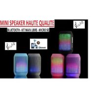ENCEINTE SPEAKER BLUETOOTH MP3 USB PORTABLE ECLAIRAGE LED