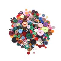 Bouton de résine de couture tailles assorties multicolore pour l’artisanat faisant environ 600 Pcs
