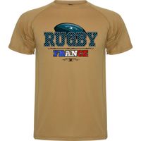 T-SHIRT RUGBY "FRANCE JAPON RUGBY" P4760 | MAILLOT TEE SHIRT SABLE THEME RUGBY HOMME  DU S aux XXL