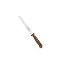 TRAMONTINA Couteau à pain Landhaus, 18cm, Inox et bois, Marron
