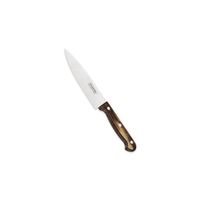 TRAMONTINA Couteau de chef Landhaus, 15cm, Inox et bois, Marron