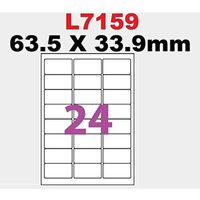 240 étiquettes pour timbre L7159 63,5 x 33,9 mm compatible montimbre en ligne étiquette pour timbre SOIT 10 planches de 24