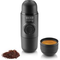 Wacaco Minipresso GR, Machine a Espresso Portative, pour Cafe Moulu, cafetiere de voyage de petite taille, pas de batterie ou