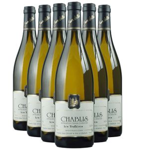 VIN BLANC Domaine Jean Collet Chablis Les Truffières 2022 - Vin Blanc de Bourgogne (6x75cl) BIO