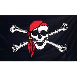 Drapeau pirate Deadman Chest Triconner 60 x 90 cm pour extérieur – Drapeaux  de pirates 90 x 60 cm – Bannière 2 x 0,9 m en polyester tricoté avec