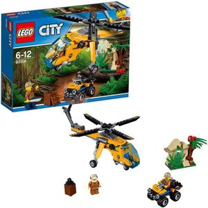 ASSEMBLAGE CONSTRUCTION LEGO City 60158 - hélicoptère cargo Jungle 60158