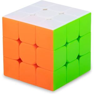 Nomisty Speed Cube,Cube Magique 3x3x3 de Vitesse Magique Lisse Facile à Tourner pour Jeu dentraînement Cérébral ou Cadeau de Vacances