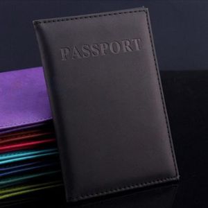 PORTE CARTE Porte carte,Couverture de passeport en cuir PU Sim