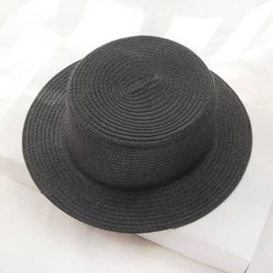 CASQUETTE Casquette,Chapeau de plage pour femmes et enfants, Simple, Parent-enfant, Panama, chapeau de paille, marque pour - Type 2-48-52cm