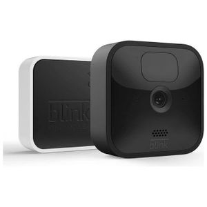 CAMÉRA DE SURVEILLANCE Blink Outdoor, Caméra de surveillance HD sans fil, résistante aux intempéries, avec deux ans d'autonomie et détection des mouvements