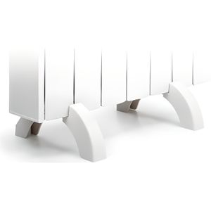 Support pour radiateur à colonne universelle - Pied en fonte blanche - x2 -  Cdiscount Bricolage