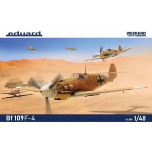 AVION - HÉLICO EDUARD - Maquette Avion Bf 109f-4 Weekend Edition Eduard 84188 1/48ème Maquette Char Promo - Ref : 13731
