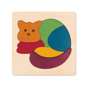 E6502 George Luck Poisson 8 pi/èces Puzzle Arc-en-Ciel Hape