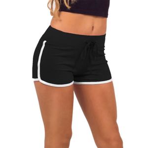 Minetom Femme Short de Sport Casual Yoga Mode Plage avec Bords Colorés  Haute Taille Élastique Shorts Plage Volleyball Pour Fille Rouge - Cdiscount  Prêt-à-Porter