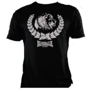 T-SHIRT T-Shirt Collector Lonsdale Lion Leaves Noir Homme