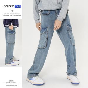 Pantalon cargo jean femme - Cdiscount