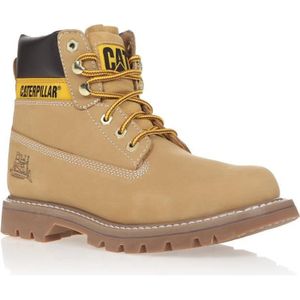 BOTTINE Bottines Montantes Colorado Beige Homme - CATERPILLAR - Cuir - Lacets - Semelle en caoutchouc