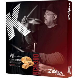 CYMBALE POUR BATTERIE Zildjian KCH390 - Pack cymbales K'Custom Hybrid