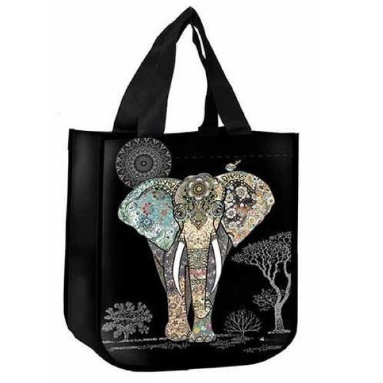 Petit Sac Cabas Décoratif Chat Rêveur - Marque KIUB - Modèle SCP01A02 - Lavage Main