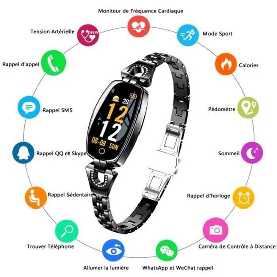 Montre Connectée Femme 1.96AMOLED Smartwatch Appel Bluetooth IP68 Étanche Fonction Féminine Cadran Personnalisation Suivi Santé - Téléphonie Montre Connectée Femme 1.96AMOLED Smartwatch Appel Bluetooth IP68 Étanche Fonction Féminine Cadran Personnalisation Suivi Santé - Téléphonie