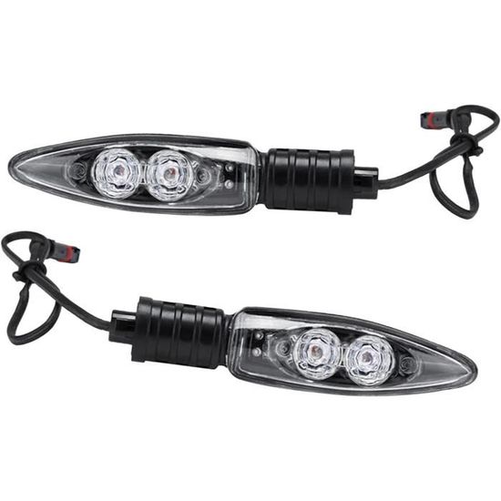 4PCS  Clignotants LED Pour Moto, Indicateurs Directionnels Clignotants Feux De Freinage Arriere~p129527406
